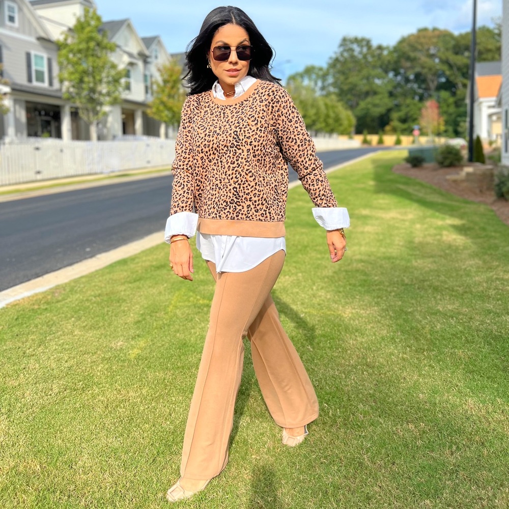 Animal Print Sweater JCrew